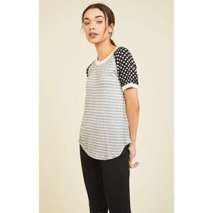 ModCloth Flatter Up! T-Shirt in Print Mix